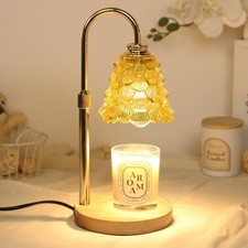 Candle Warming Lamp with Timer : Adjustable Light Level Adjustable Yellow