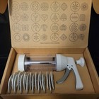 Pampered Chef Cookie Press 1525 Retired 16 Disks Designs Spritz Cookies