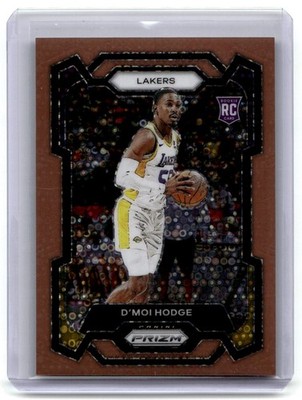 2023-24 Panini Prizm D'Moi Hodge Rookie Prizms Fast Break Bronze /20