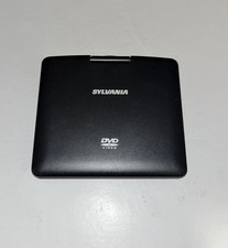 Sylvania 7" Portable DVD Player SDVD7004 Swivel Screen w/Power Adapter TESTED