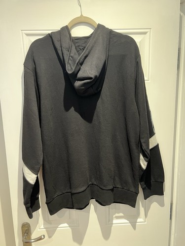 Sudadera con Capucha Umbro Hombre Talla L Negra/Roca Lunar Media Cremallera Nueva Con Etiqueta - Imagen 2 de 2