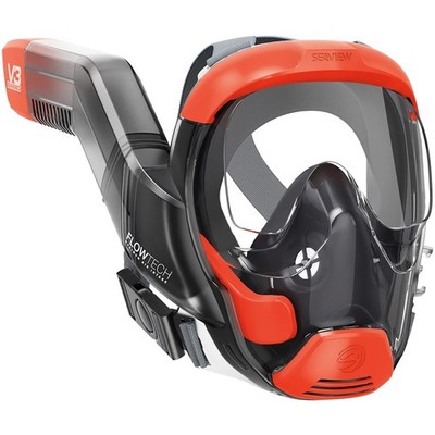 Seaview 180 V3 Full Face Snorkel Mask Adult- The is Small, Sunset 