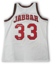 Kareem Abdul-Jabbar Signed Auto Mitchell & Ness Jersey Bucks Home White Fanatics