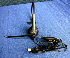 Jabra GN2000 Mono Noise Canceling IP Gray Headband USB Headset with Microphone