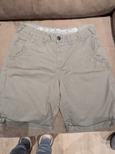 Red Herring Mens 30in Waist Green Chino Shorts