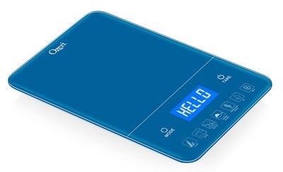 Ozeri Touch III 22 lbs (10 kg) Baking Kitchen 22 Lbs Kg), Classic Blue