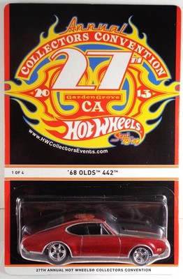 2013 HOT WHEELS 27TH ANNUAL COLLECTORS CONVENTION FINALE CAR '68 OLDS 442
