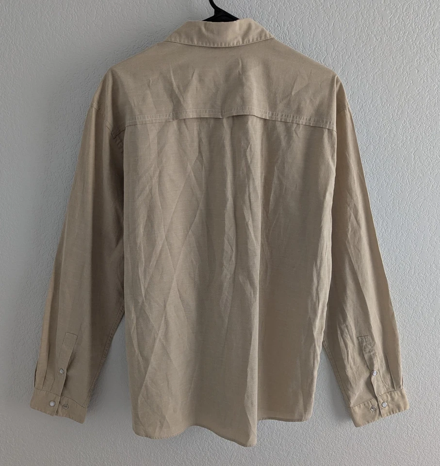 Camisa a Presión Howler Brother Gaucho Para Hombre Talla Grande Fragata Bronceada Manga Larga Foto 4 de 4