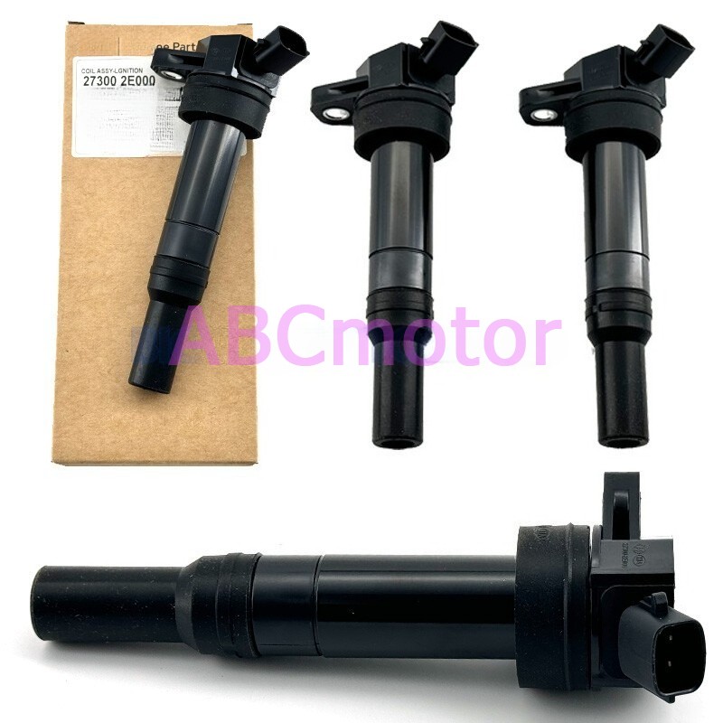 4PCS Ignition Coil 27300-2E000 For Elantra Tucson Kia Forte Soul 1.8L 2.0L UF651