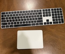 Apple Magic Trackpad and Keyboard Set with To...