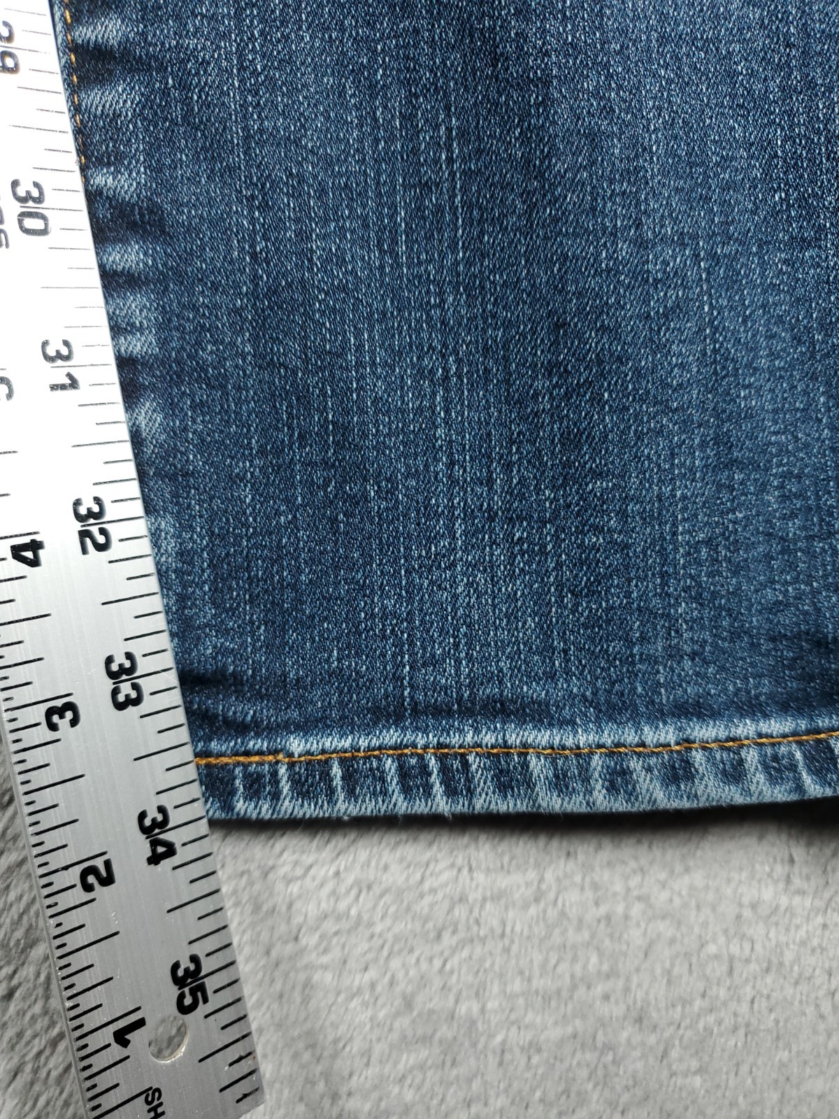 AG Adriano Goldschmied Jeans Men 32x34 Blue Slim Straight Low Rise Stretch Faded thumbnail 6