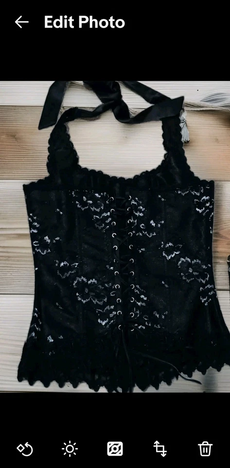 Корсет на косточках Y2K Fredericks Of Hollywood Dream размер 34 готический ведьмин викторианский  - Изображение 3 из 4