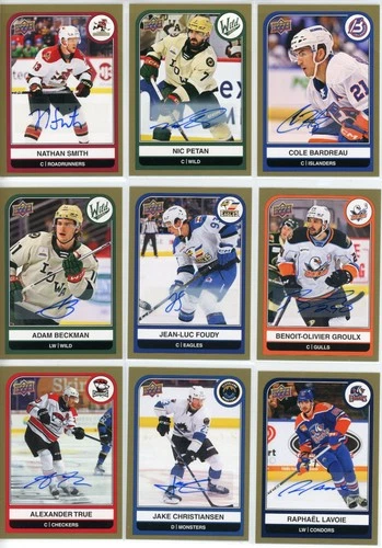 U PICK LOT 2023-24 23-24 Upper Deck UD AHL HOCKEY Autograph AUTO set cards