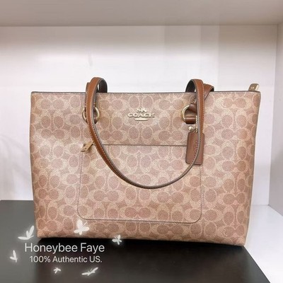 5MKO297  COACH トートバッグ 茶色シンプル コーチ COACH バッグ （ブラウン） -ファッション通販 FASHION WALKER