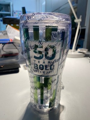 NEW RCCL Royal Caribbean Cup Tumbler, 50 YEARS BOLD 1969-2019, Rarität, Folie!!!