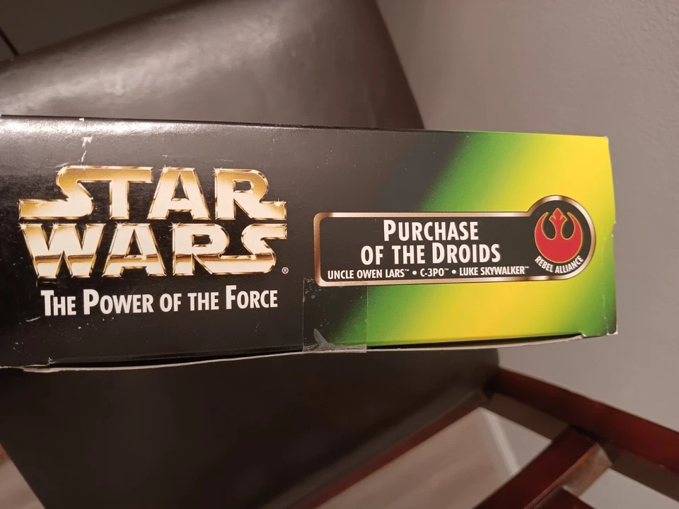 Kenner Star Wars POTF Cinema Scene Purchase of the Droids 3.75" Figure Set New Foto 3 de 4