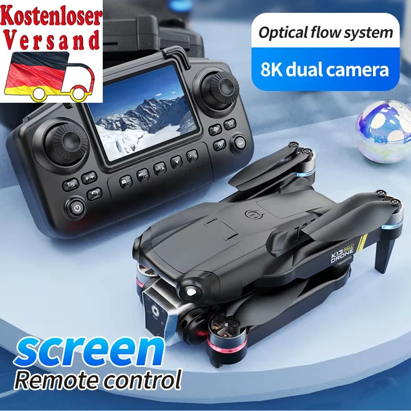 NEW K13 MAX Drone 8K Camera 5G Wifi FPV Brushless Motor HD Dual Camera Obstacle  - Bild 3 von 4