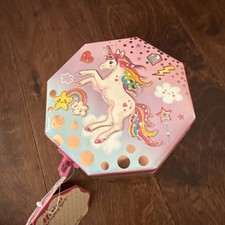 Musical Jewelry Box - Girls Rainbow Unicorn Music Jewel Storage Box NEW