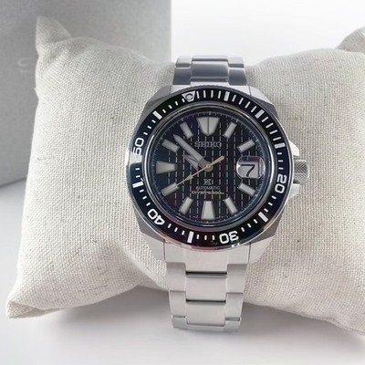 Seiko Prospex Sea King Samurai Black Dial Men's  Automatic SRPE35 Watch 43.8mm