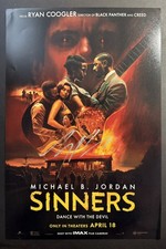 Michael B Jordan signed photo 12x18 Sinners