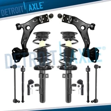 10pc Front Struts w/Spring Lower Control Arm Suspension Kit for 2013 Ford Escape