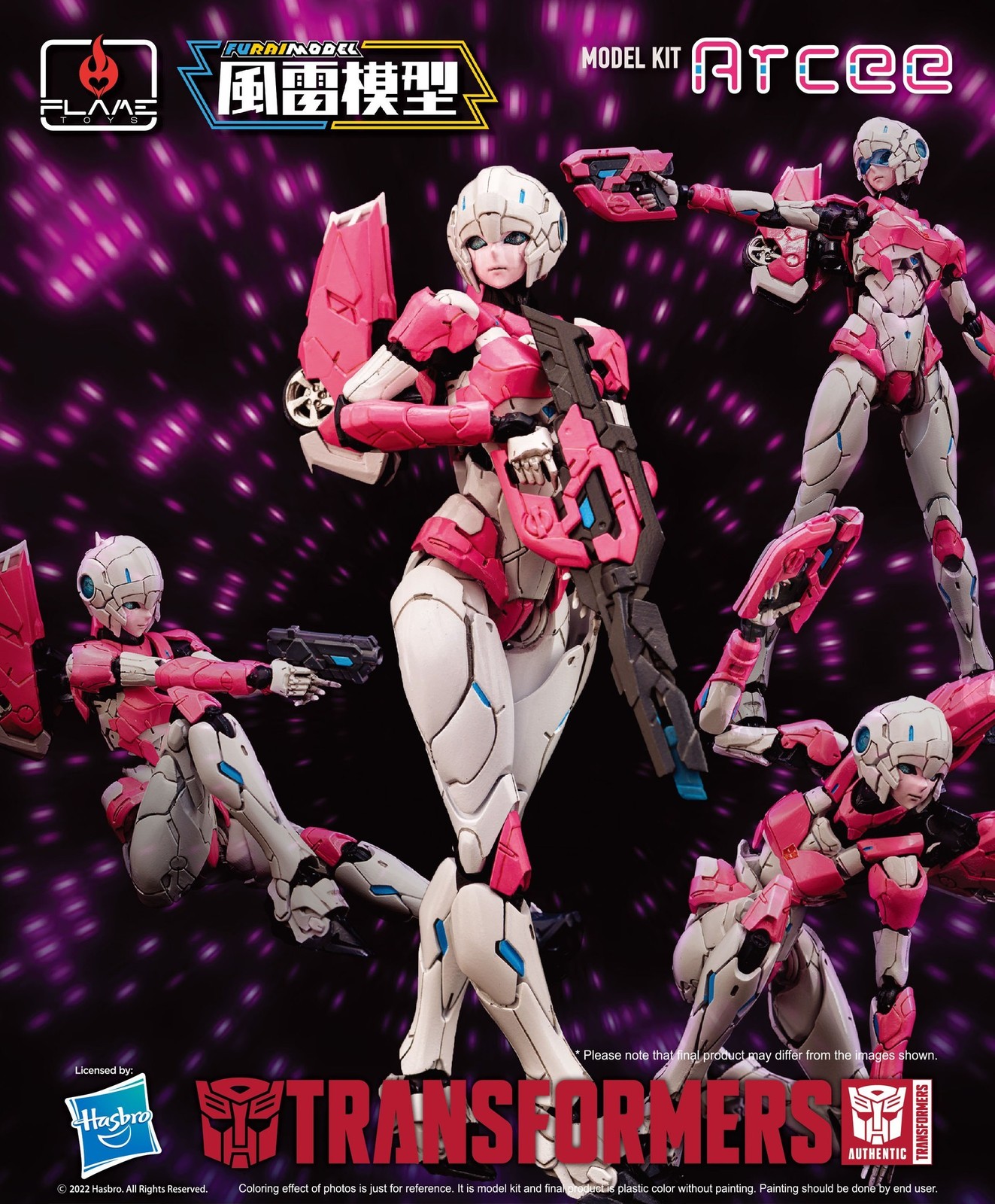 Flame Toys Model Kit Series Transformers Arcee