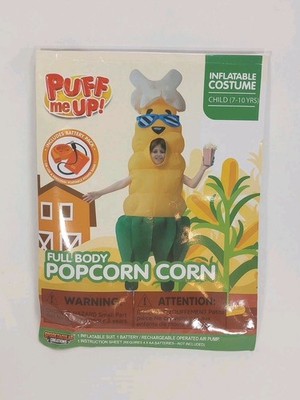 Popcorn Corn Inflatable Suit Ages 7-10 By Spooktacular Creations Halloween 