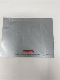Nintendo Entertainment System Manual ONLY NES Metroid 1987