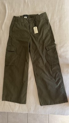 Levi's Pants Mens 29x30 Green Cargo Baggy Cargos Cotton Canvas Relaxed