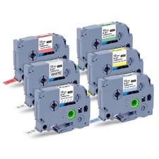 TZE TZ Tape 12mm 0.47 Laminated Colored Replacement for Brother Label Maker P...