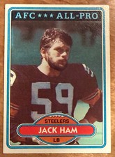 ungraded Jack Ham #10 1980 Topps football card