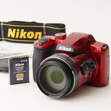 Nikon COOLPIX B600 Red With Battery & Charger Compact Digital Camera From Japan