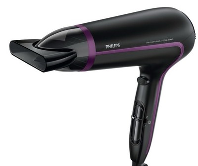 Philips ThermoProtect Ionic Haartrockner / Fön 2100W Schwarz Schwarz