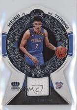 2022-23 Panini Crown Royale Heirs to the Throne Chet Holmgren #HT-CHT 1c3k