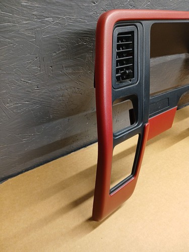 1989 1992 Ford Bronco II Ranger Dash Instrument Cluster Bezel 4x2 Red Maroon - Bild 5 von 19
