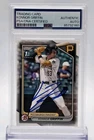 Konnor Griffin Signed 2024 1st Bowman Draft  Paper Card # BD-22 PSA/DNA Pirates
