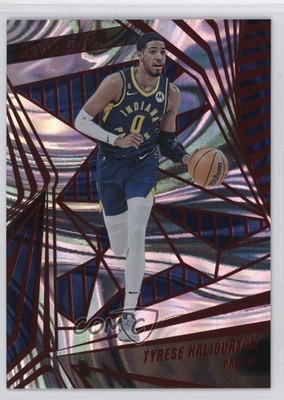 2023-24 Panini Revolution Red Swirl 142/199 Tyrese Haliburton #45 4f5