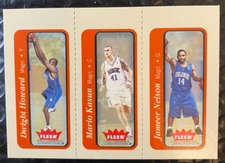 04-05 Fleer Tradition (Trio) Dwight Howard/Mario Kasun/Jameer Nelson Rookie Card