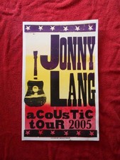 JONNY LANG   ACOUSTIC TOUR 2005  CONCERT POSTER