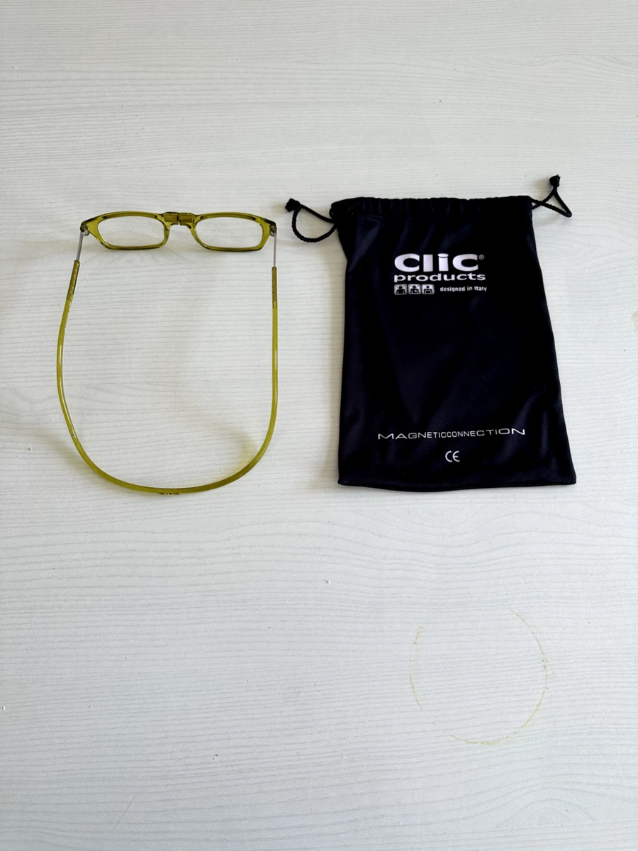 CliC Eyewear - Occhiali Da Lettura - Con Calamita Flessibili - Original CLIC CLASSIC - Occhiali Da Lettura Uomo E Donna (1.0, Blue - Foto 3