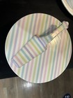 ND Striped Pastel Cake Stand. 