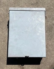 Square D Rainproof Circuit Breaker Enclosure w/ Square D QON6-12L100 Base (6086)