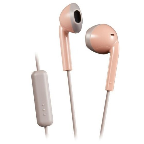 JVC HA-F19M-PT-E Pink/Taupe In-ear Headphones 1-Button Remote w/Mic /Brand New - Picture 2 of 5