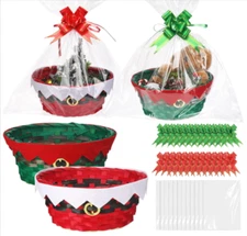 24 Sets Christmas Baskets Empty