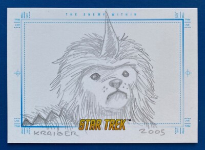 Star Trek TOS Art & Images Animated SKETCH KRAIGER The Enemy Within