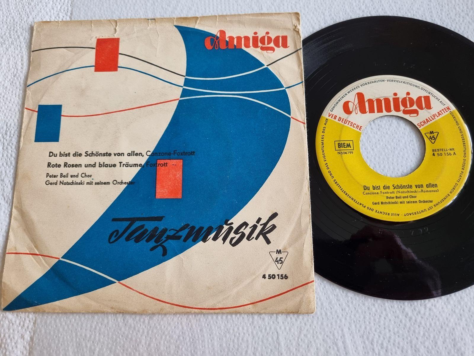 7"" Single Peter Beil - Du bist die Schönste von allen Vinyl Amiga