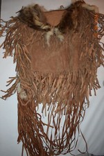 APACHE RITUAL RAWHIDE VEST 47"