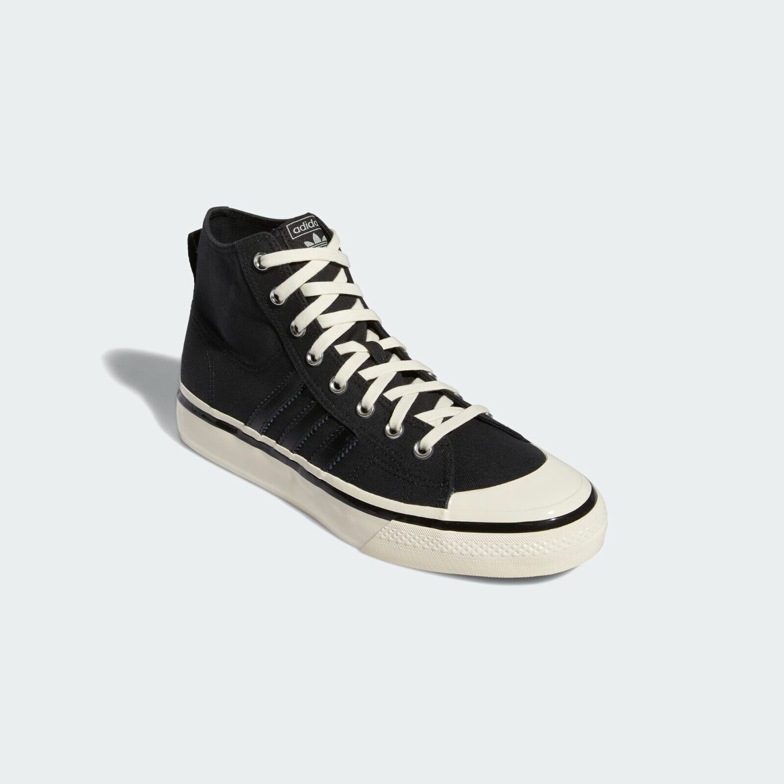 Adidas Nizza High RF 74 Shoes Originals Sneakers Core Black/White GX8488 US  7-11