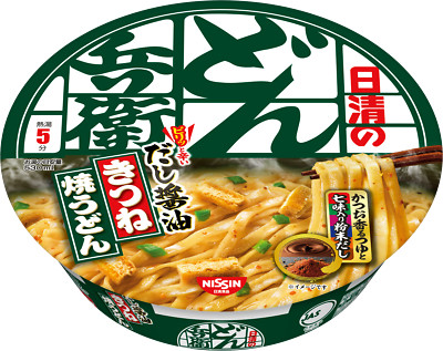 Nissin, Donbei Yaki Udon, Wheat Noodle without Soup, Soy Sauce & Dashi