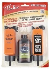 Tinks W5945 Power Scrape Value Pack Deer Attractant Mock Scrape Scent 4 oz Dripp